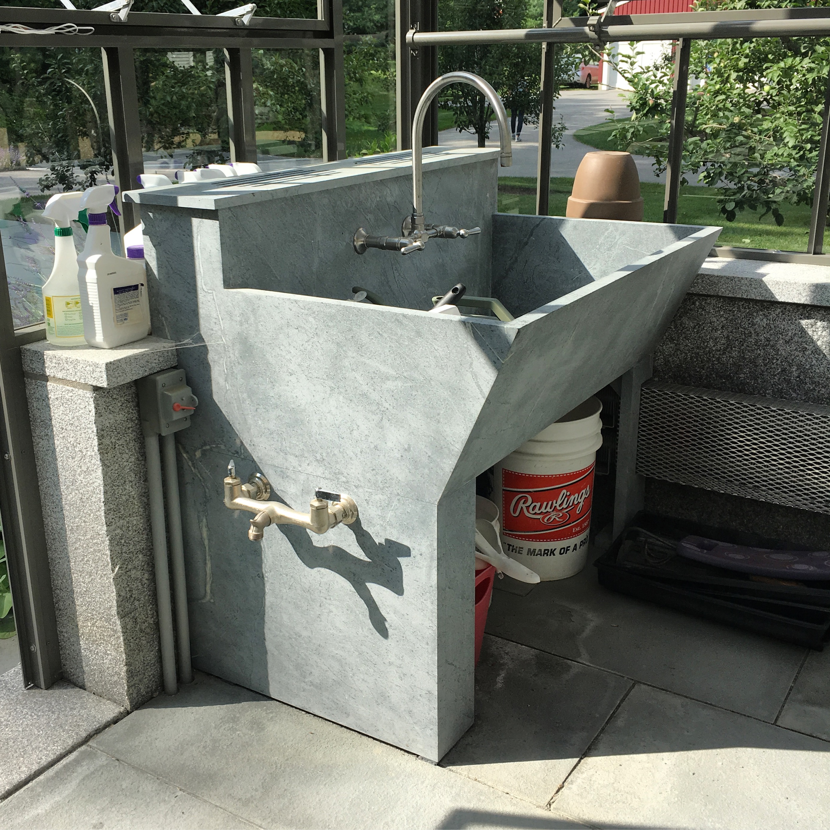 Great Garden Design Outdoor Sinks Thinking Outside The